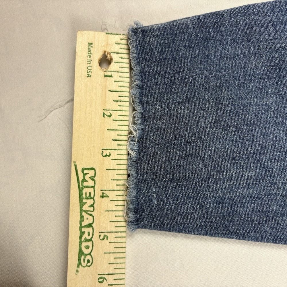 Lucky Brand Ava Mid Rise Crop Jeans Womens 8/29 Medium Wash Raw Hem Stretch - Picture 9 of 9